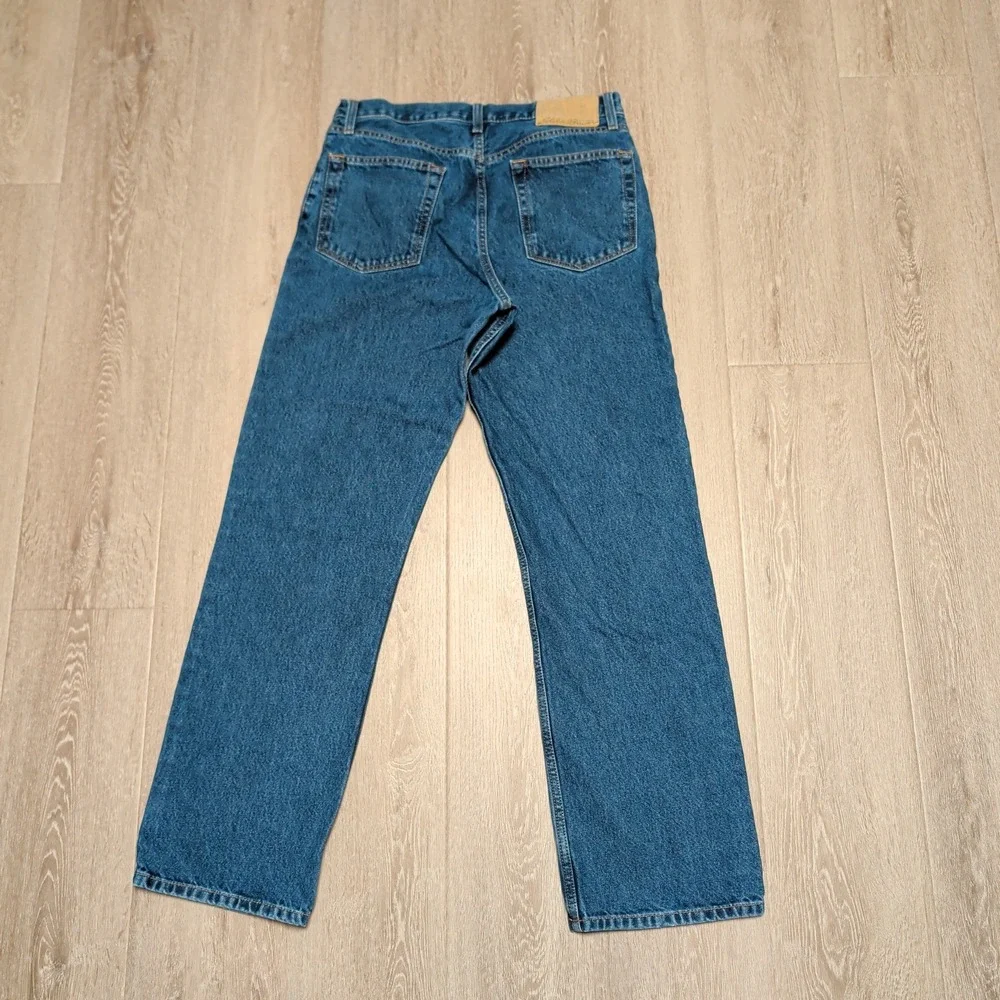 Eddie Bauer Mens Straight Leg Denim Jeans Medium Wash Blue 31x31 Regular Fit‎